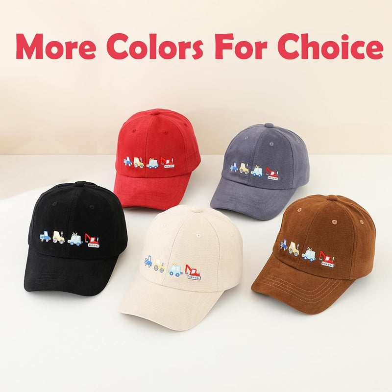 EDCYF Kids Boys Girls Embroidered Baseball Caps Baby Sun hat Toddler Dinosaur Trucker Hats Summer Hats（3-8years - Image 5